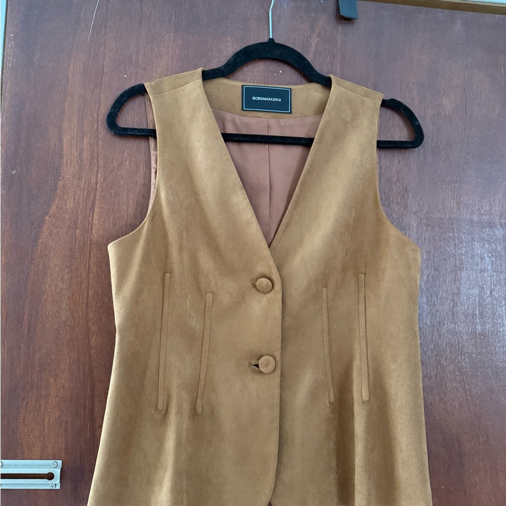 Brown Suede Vest by Nordstrom